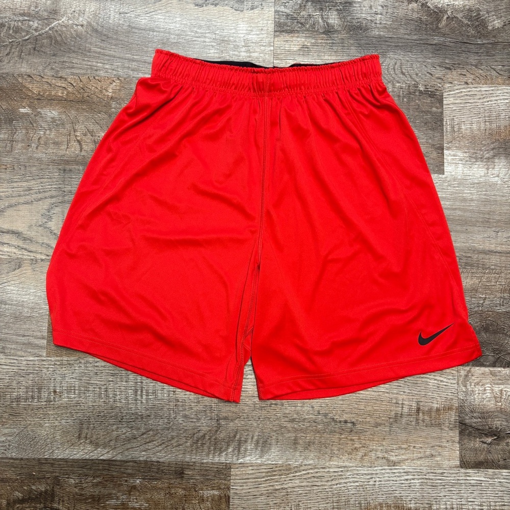 Nike Red Athletic Shorts Lightweight Performance